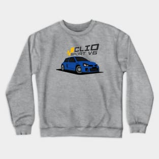 Renault Clio V6 (Blue) Crewneck Sweatshirt